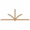 Ekena Millwork Redmond Smooth Timber Gable Bracket, Western Red Cedar, 108"W x 40"H x 1 1/2"D x 3 1/2"F, 9/12 Pitch GBW108X40X0204RED00SWR - alternate 1